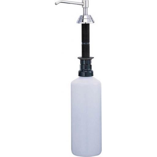 Counter top manual soap dispenser with 1000ml plastic tank