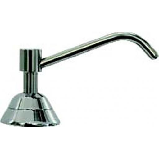 Counter top manual soap dispenser with 500ml stainless steel tank