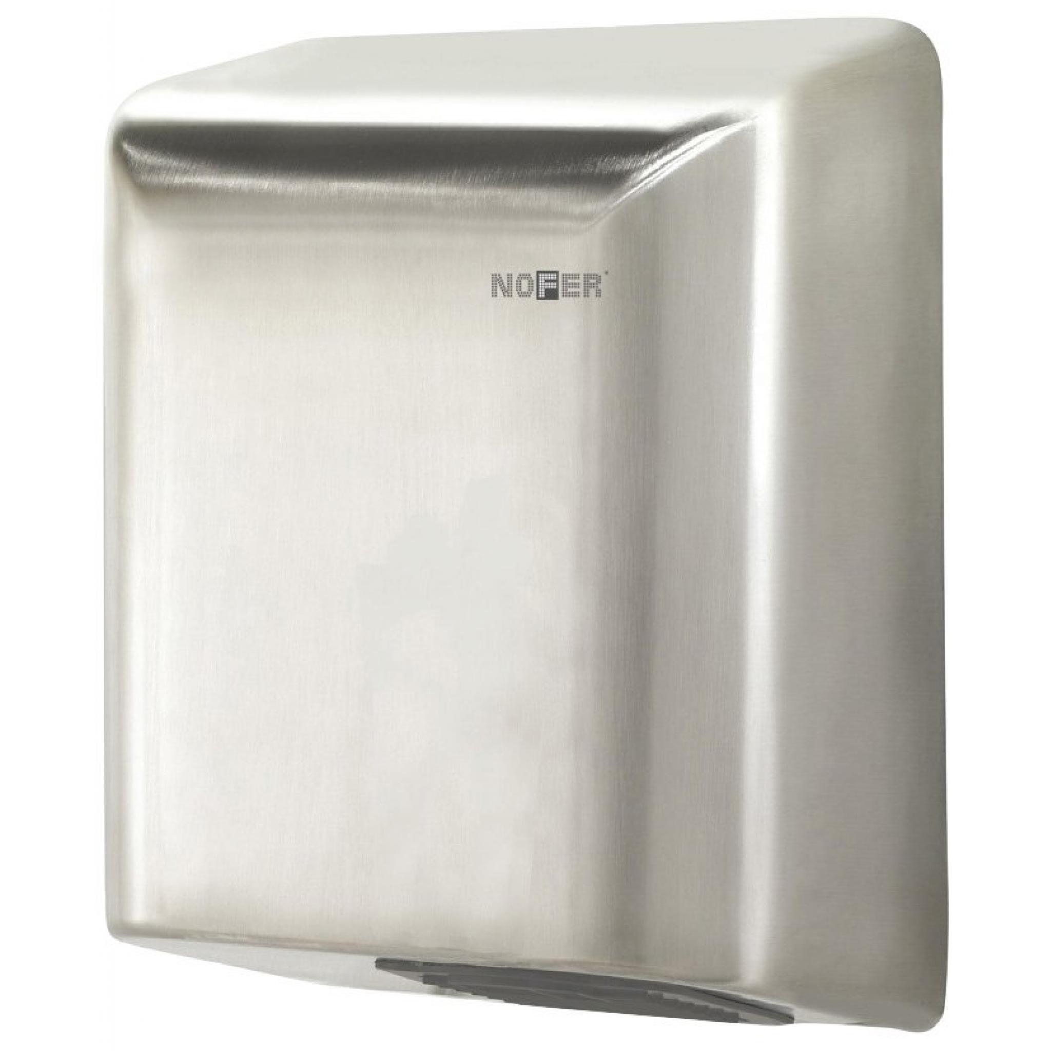 BIGFLOW automatic hand dryer with a satin matt finish