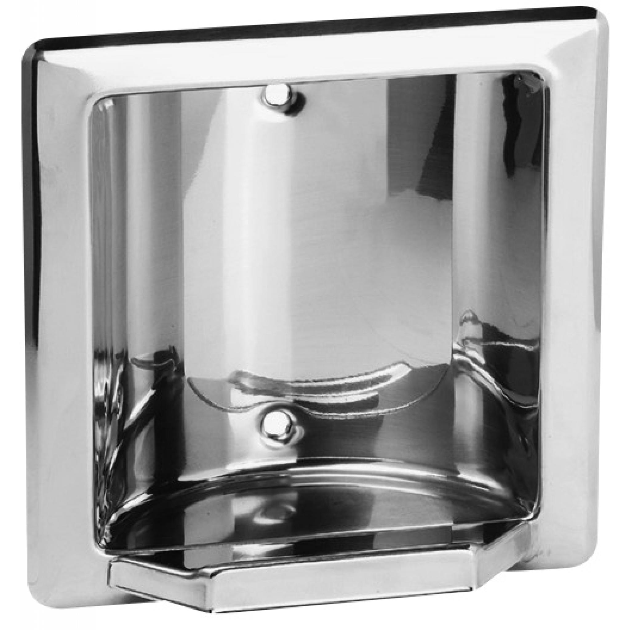 CLASSIC series recessed soap dish & polished finish