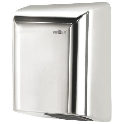 BIGFLOW automatic hand dryer with a polished finish
