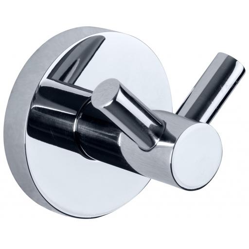 NIZA polished series double wall hook stainless steel