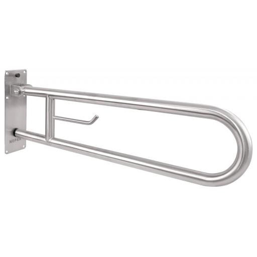 Hinged cantilever grab rail 800mm long made with stainless steel