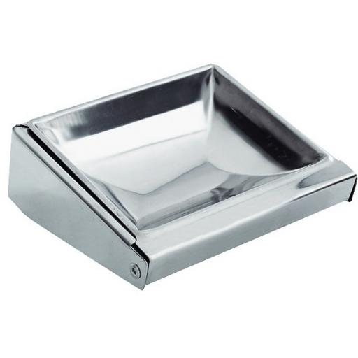 Wall ashtray with pivoting tray for easy clean