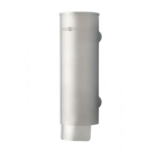 Manual wall mounted round soap dispenser in stainless steel 300ml